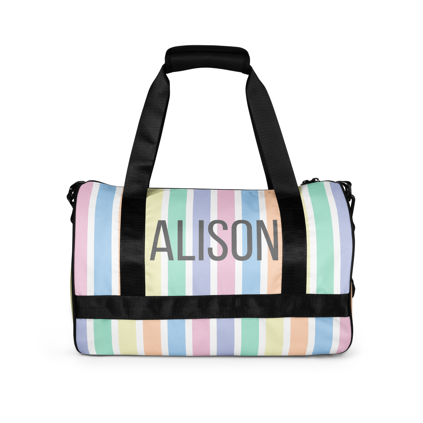 Custom Pastel Colors Gym Bag