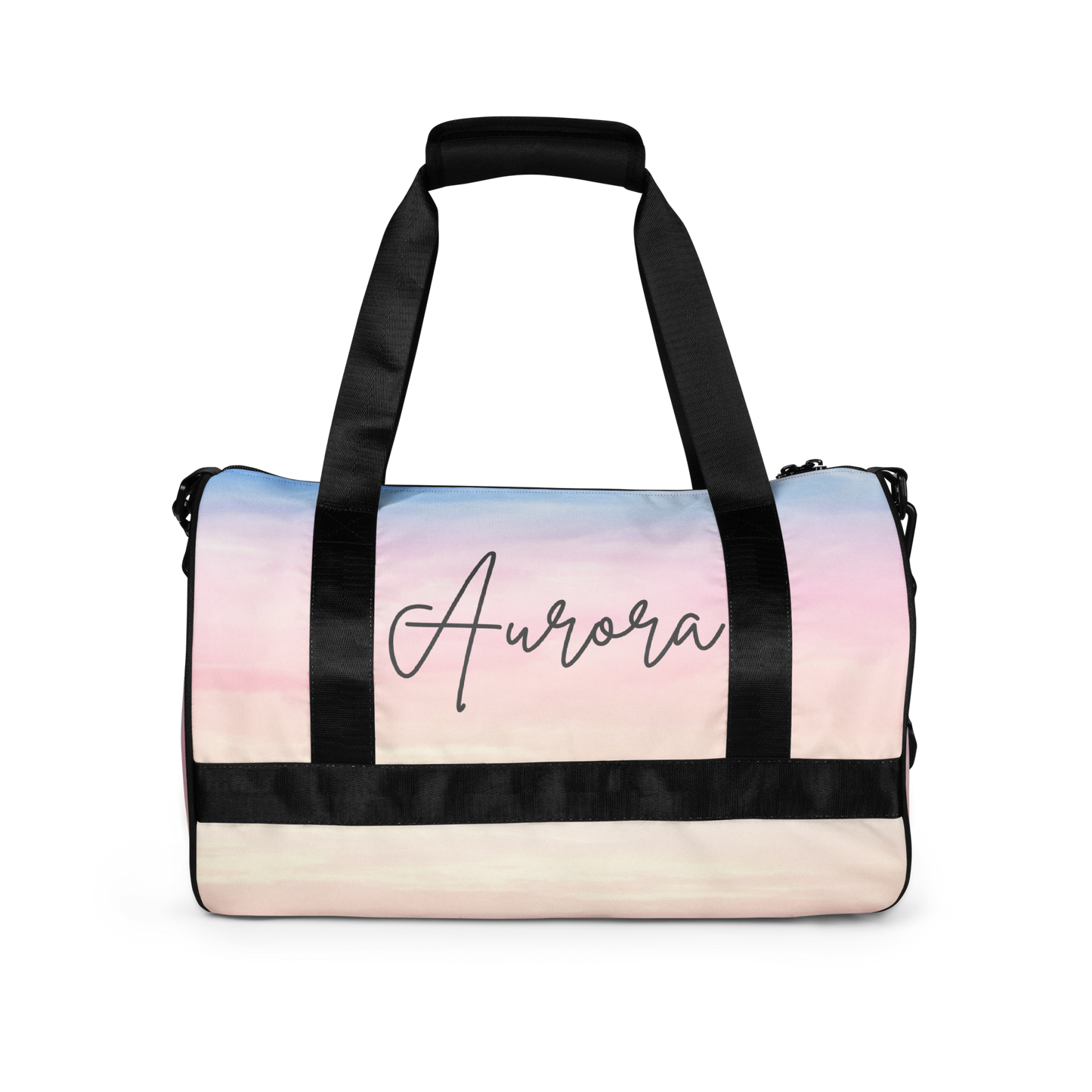 Custom Name Pastel Gym Bag