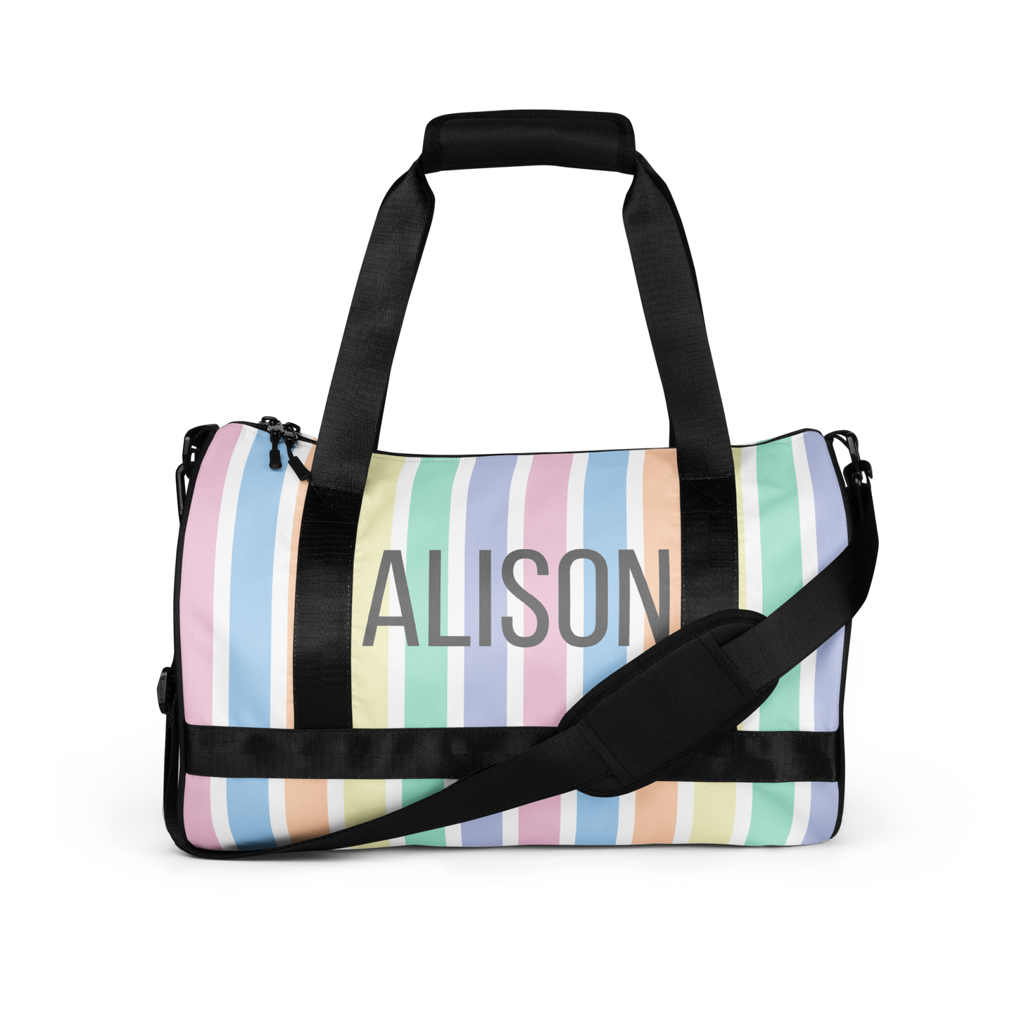 Custom Pastel Colors Gym Bag