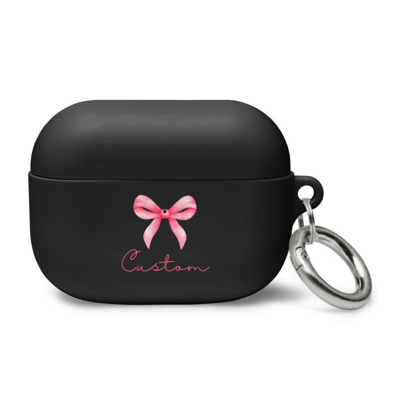 Custom Pink Ribbon AirPods Case