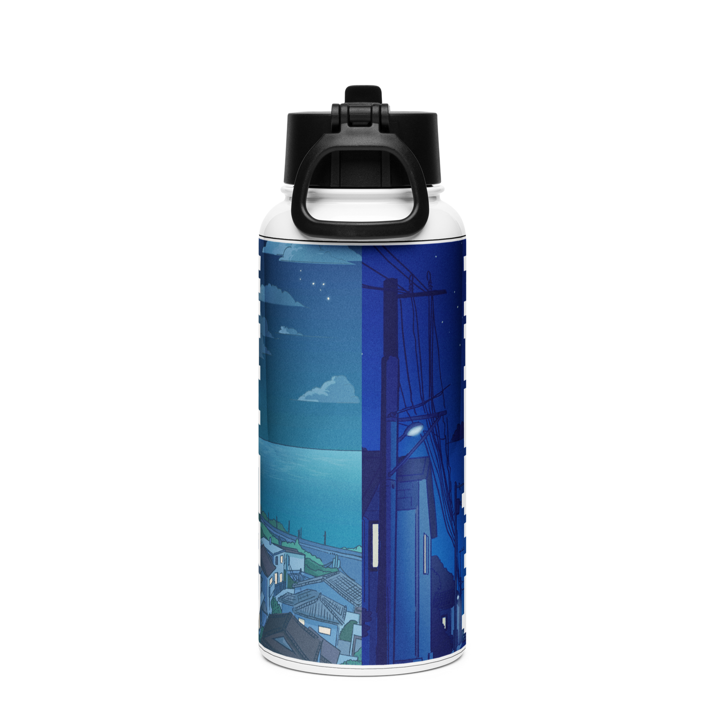 Custom Name Anime Water Bottle