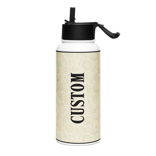 Custom Name Hispanic Water Bottle