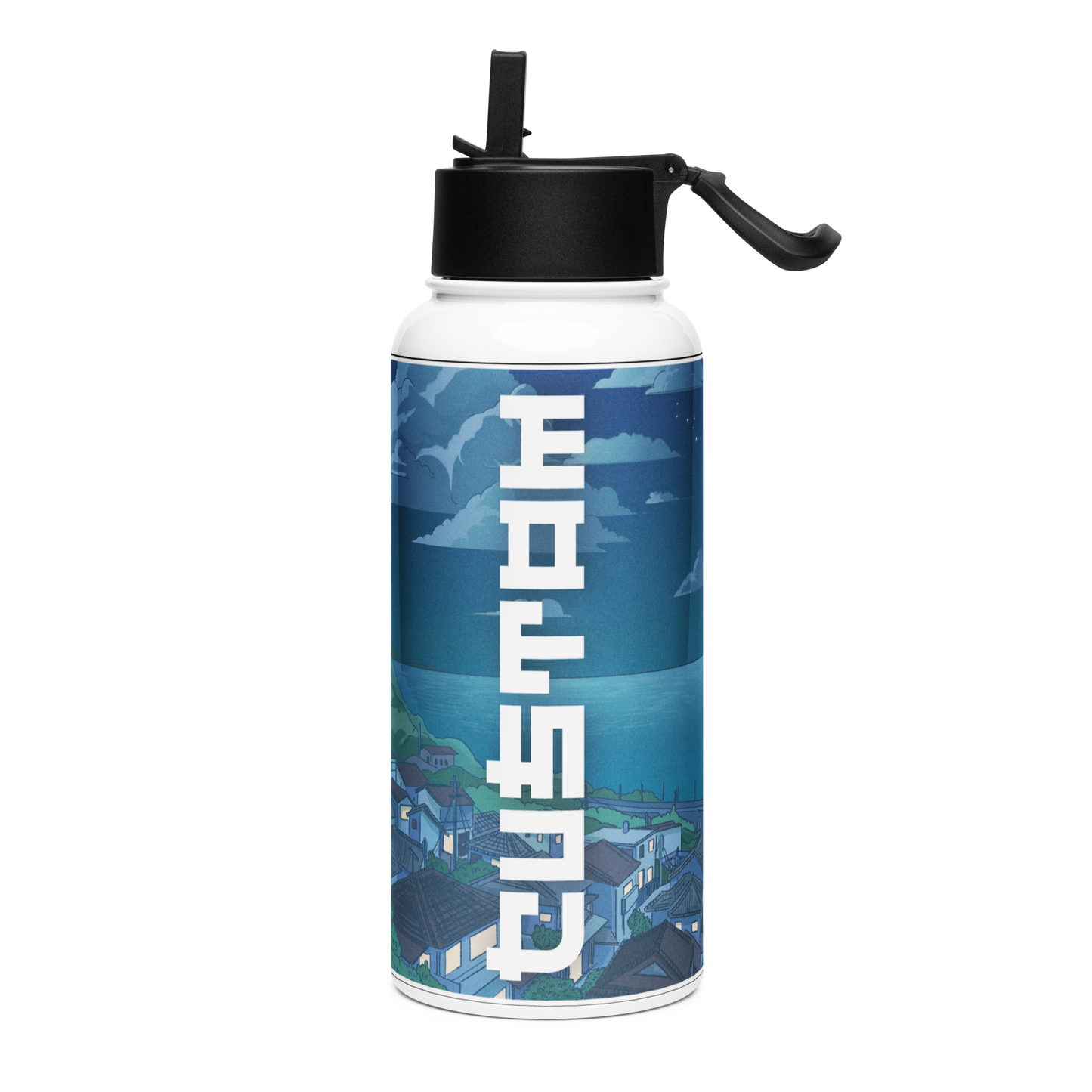 Custom Name Anime Water Bottle