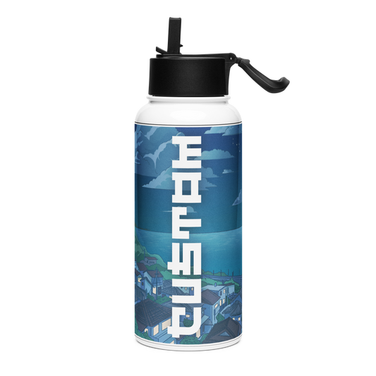 Custom Name Anime Water Bottle