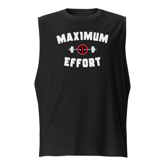 Maximum Effort Deadpool Muscle Shirt