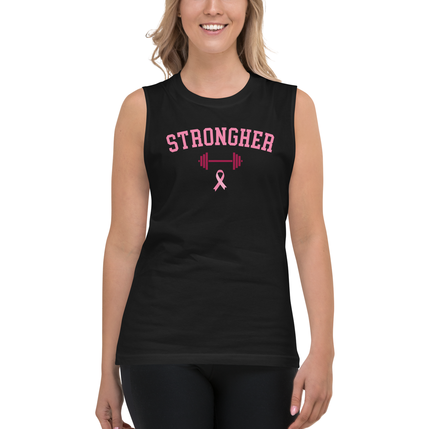 Breast Cancer Awareness Muscle Shirt