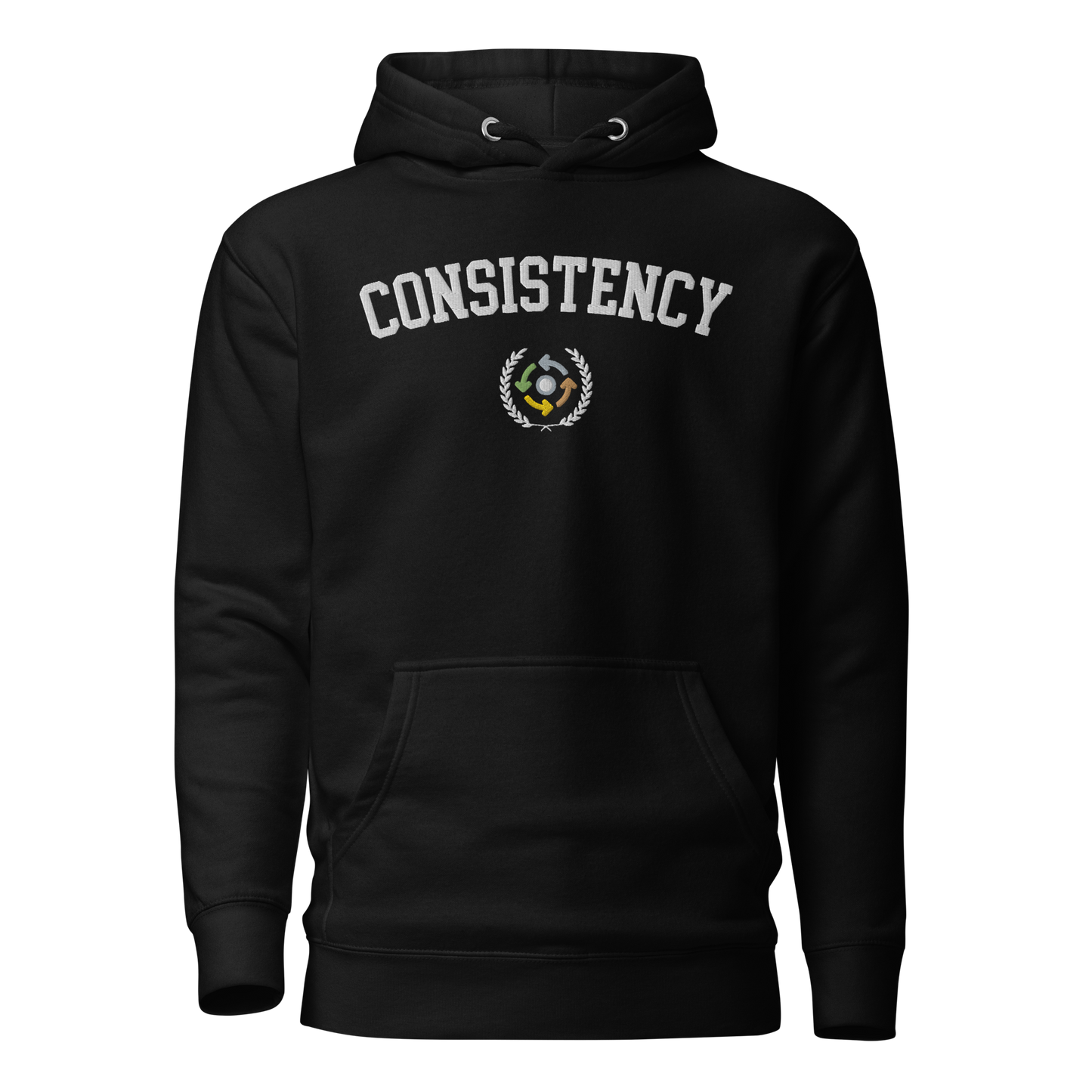 Consistency Embroidered Hoodie