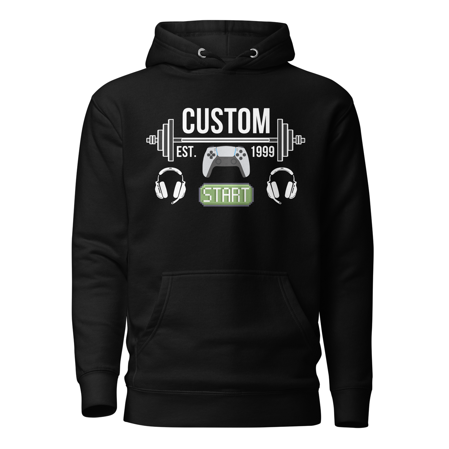 Custom Gym & Gaming Hoodie