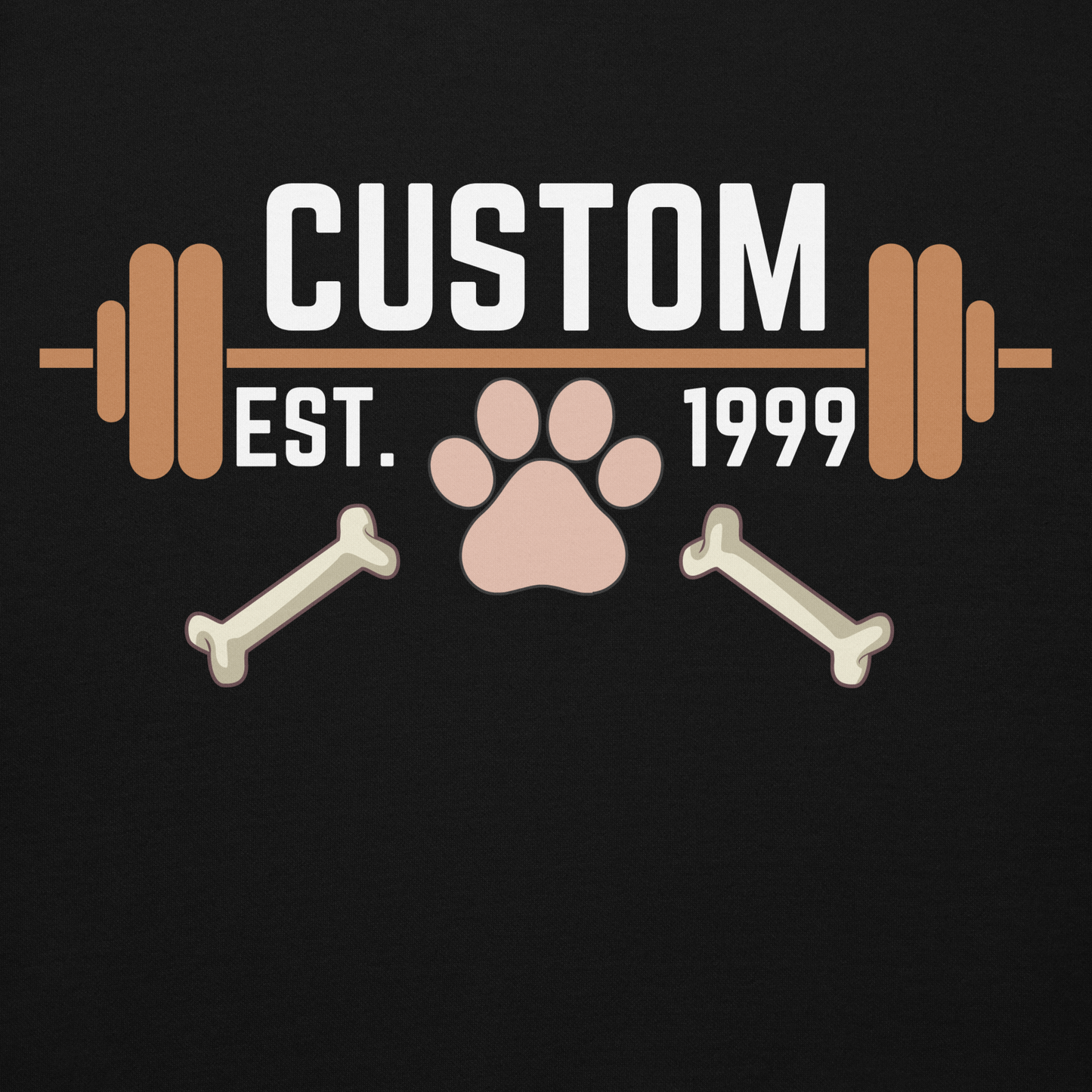 Custom Gym & Dog Hoodie