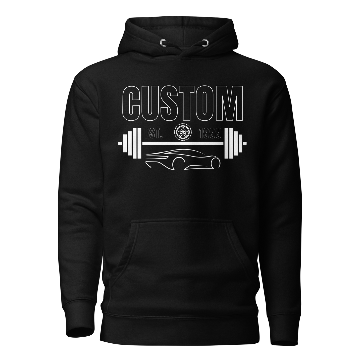 Custom Gym & Cars Hoodie