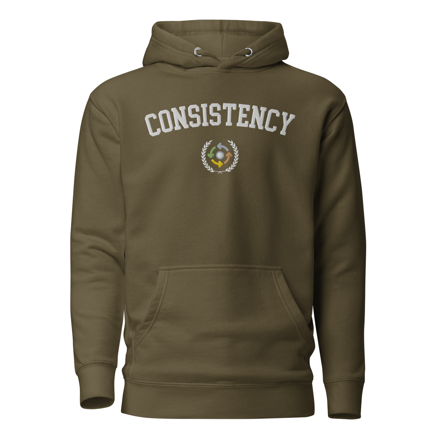 Consistency Embroidered Hoodie