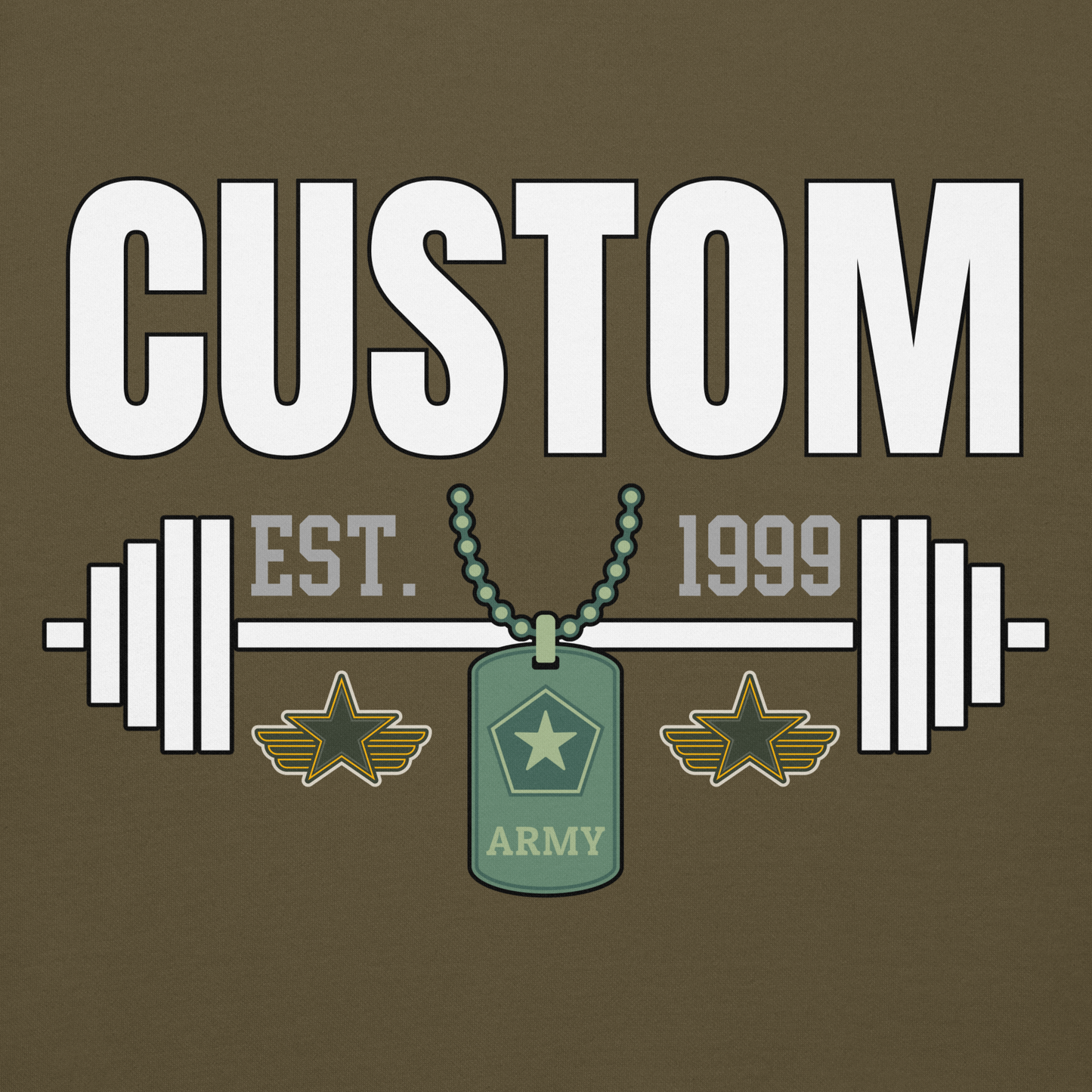 Custom Gym & Military Hoodie