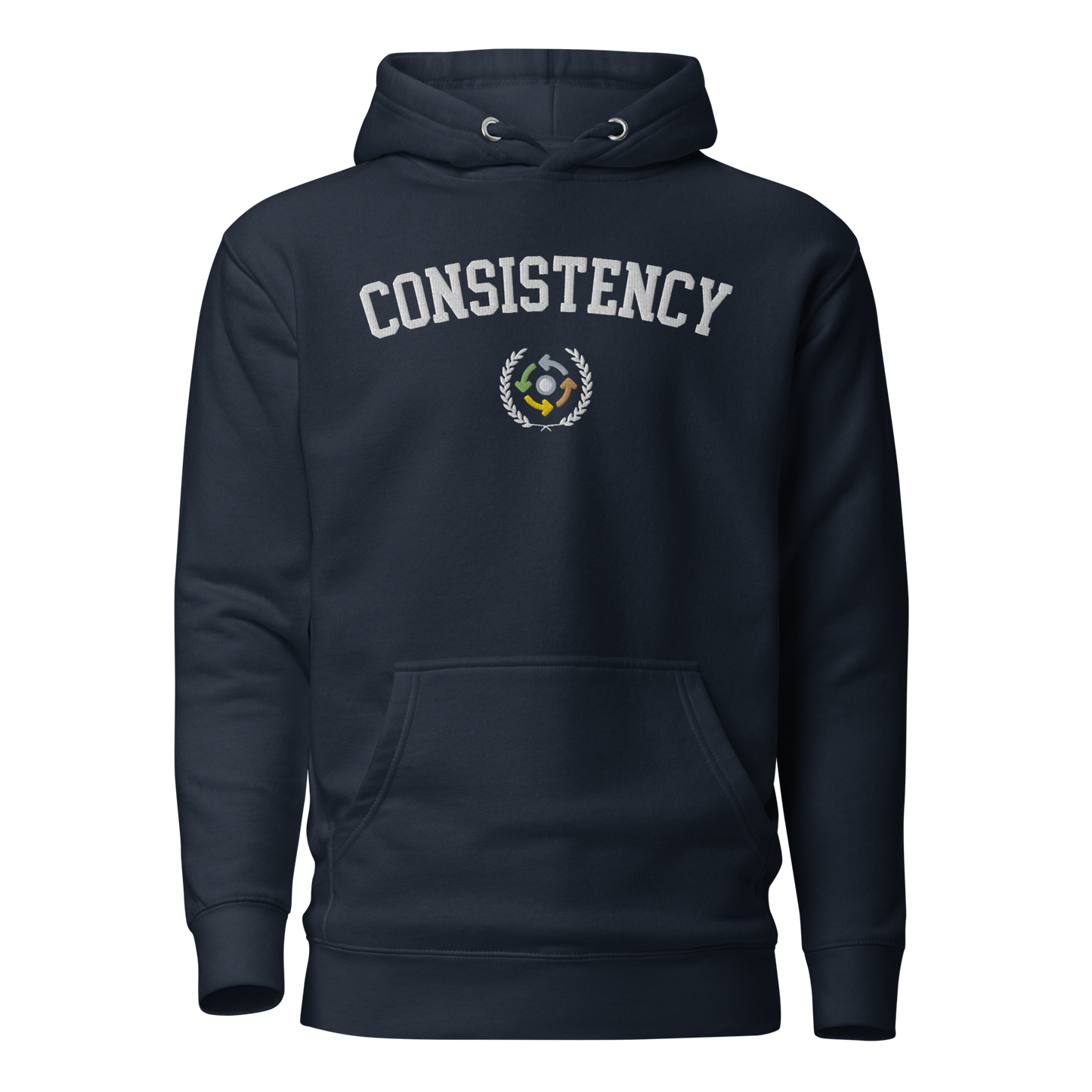 Consistency Embroidered Hoodie