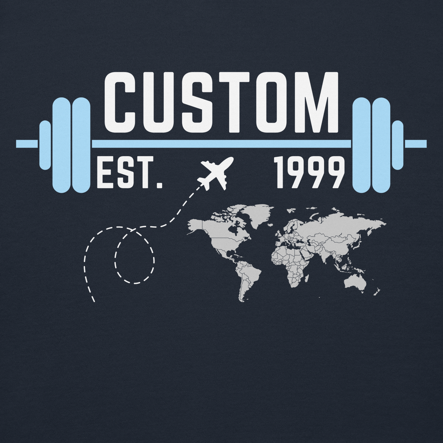 Custom Gym & Travel Hoodie