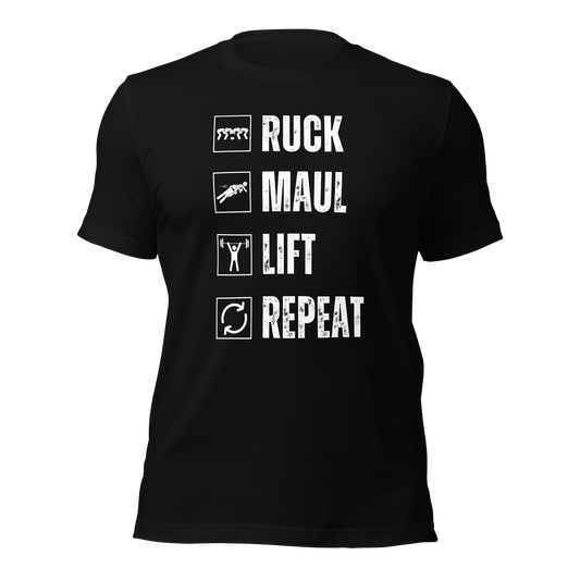 Ruck Maul Lift Repeat T-shirt